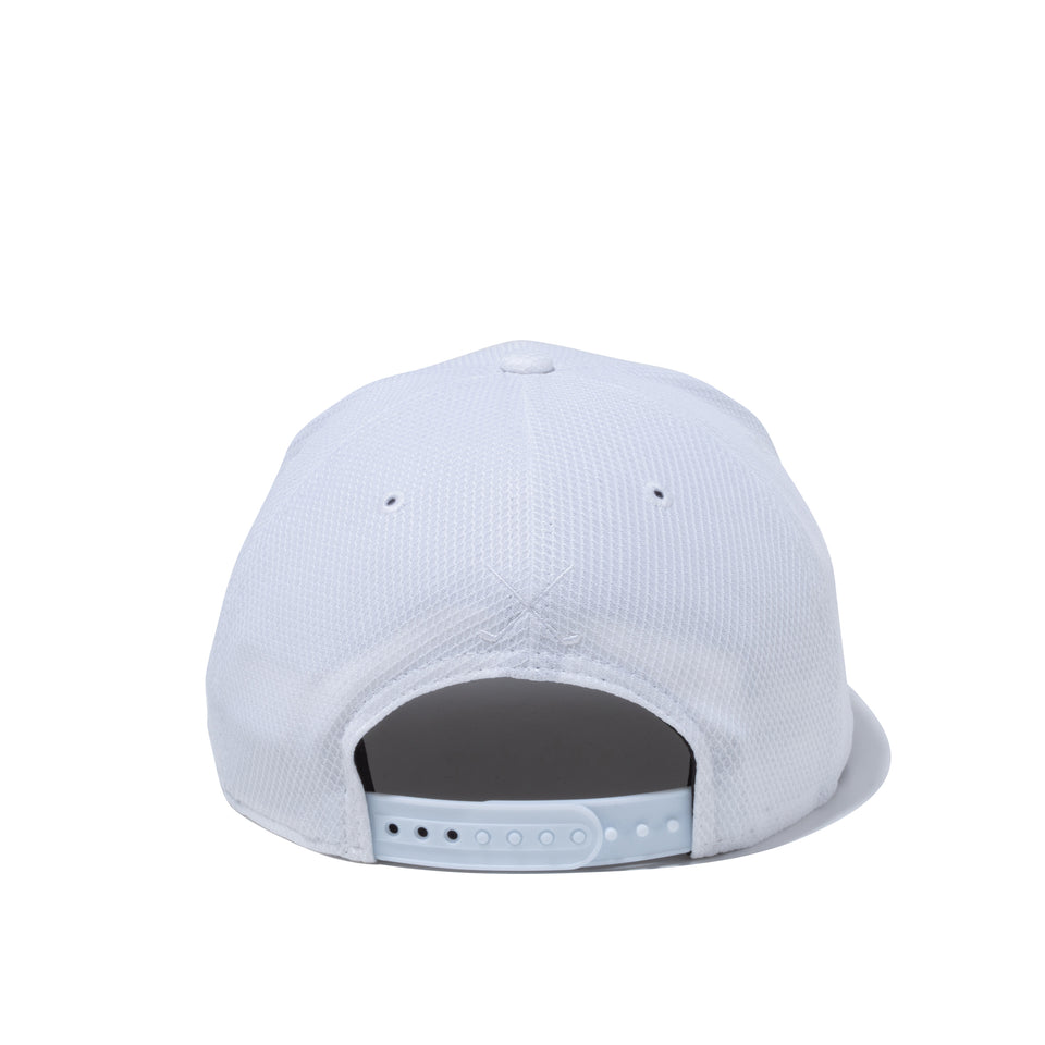 【ゴルフ】9FIFTY NEW ERA ラバーロゴ ダイアモンドエラ ホワイト