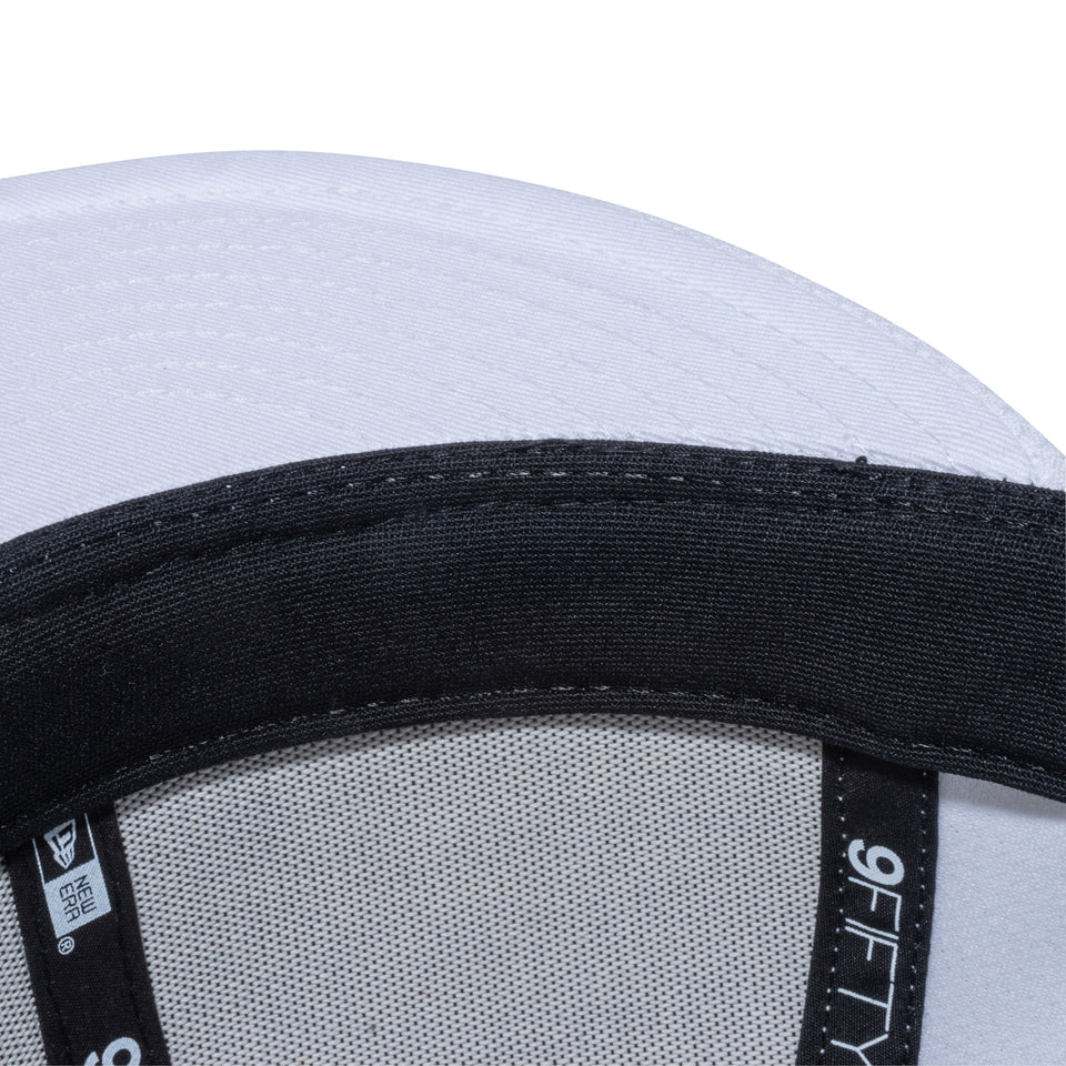 【ゴルフ】9FIFTY NEW ERA ラバーロゴ ダイアモンドエラ ホワイト