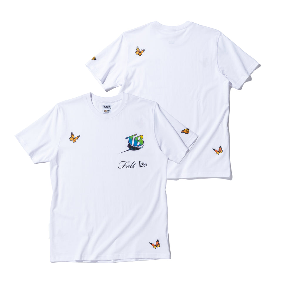 半袖 コットン Tシャツ Felt クーパーズタウン タンパベイ・レイズ レギュラーフィット