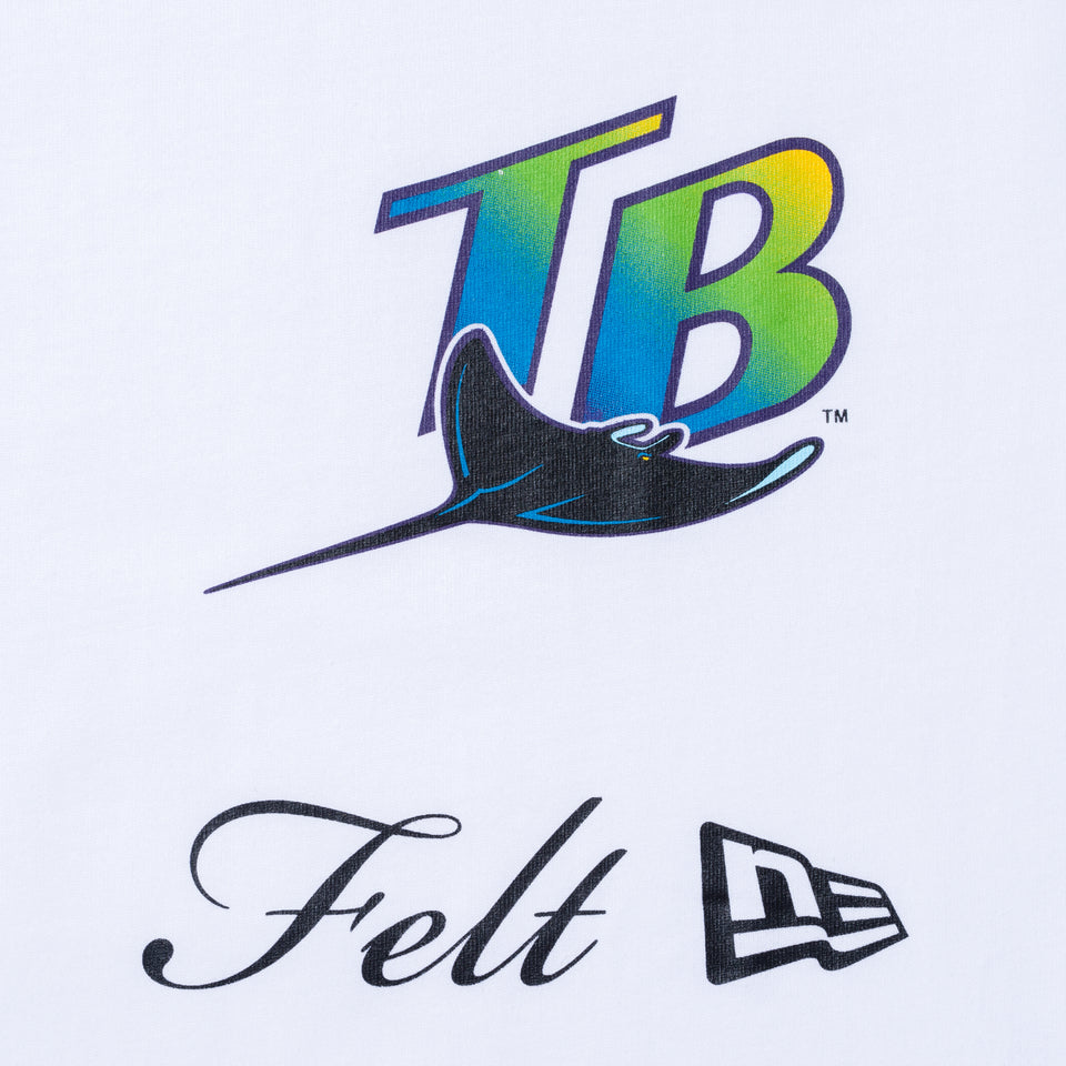 半袖 コットン Tシャツ Felt クーパーズタウン タンパベイ・レイズ レギュラーフィット