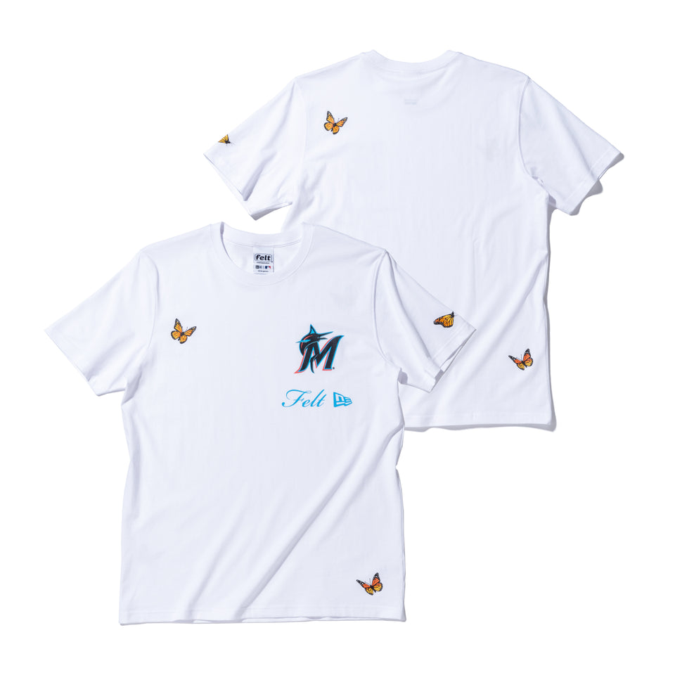 半袖 コットン Tシャツ Felt マイアミ・マーリンズ レギュラーフィット