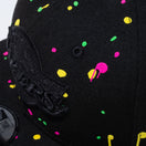 9FIFTY Neon Splatter ロサンゼルス・レイカーズ ブラック ピンクアンダーバイザー