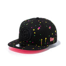 9FIFTY Neon Splatter ブルックリン・ネッツ ブラック ピンクアンダーバイザー