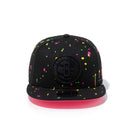 9FIFTY Neon Splatter ブルックリン・ネッツ ブラック ピンクアンダーバイザー