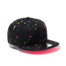 9FIFTY Neon Splatter ブルックリン・ネッツ ブラック ピンクアンダーバイザー