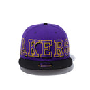 9FIFTY Block Front ロサンゼルス・レイカーズ グレーアンダーバイザー