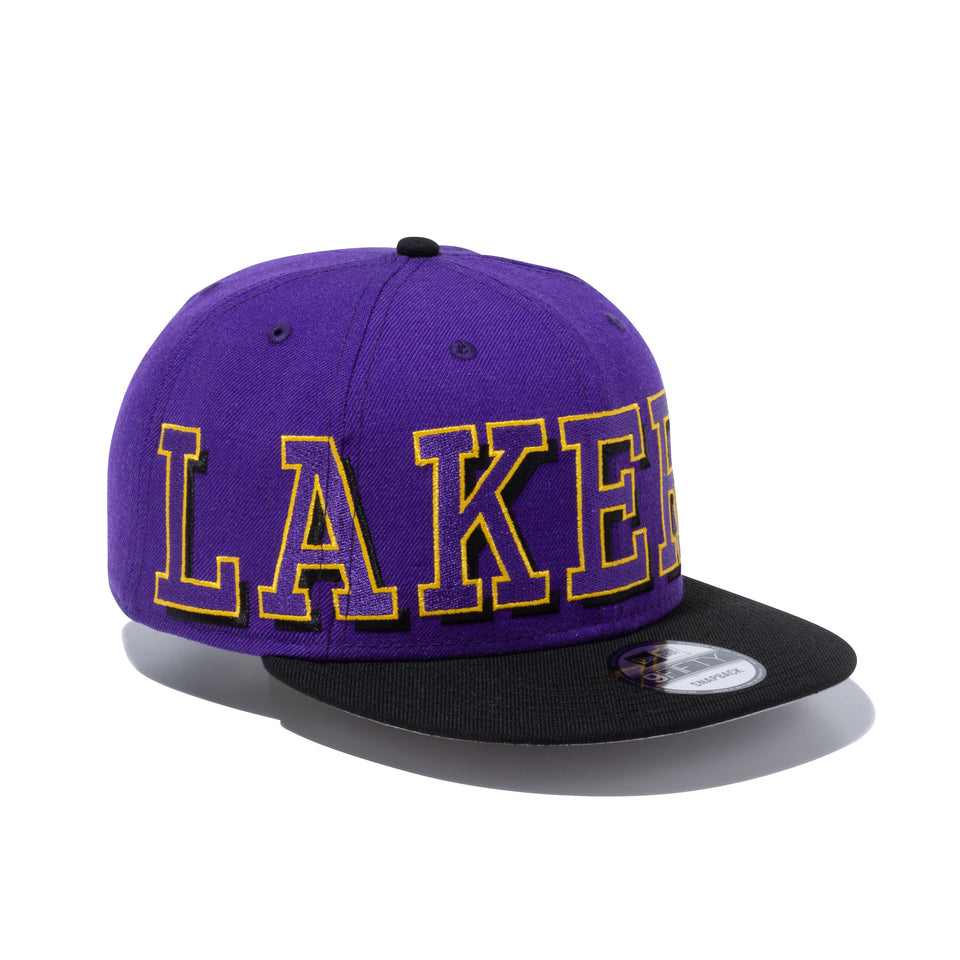 9FIFTY Block Front ロサンゼルス・レイカーズ グレーアンダーバイザー