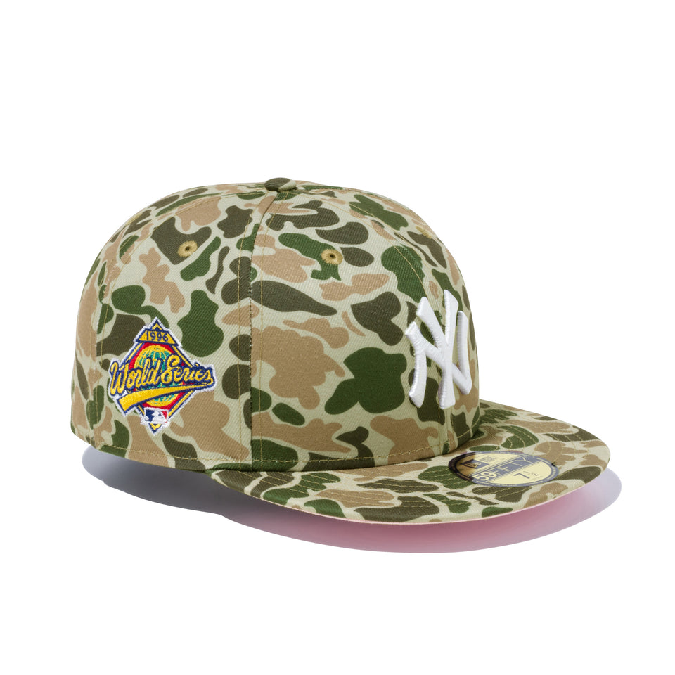 59FIFTY Duck Camo ダックカモ ニューヨーク・ヤンキース ピンクアンダーバイザー - 12850087-700| NEW ERA ニューエラ公式オンラインストア