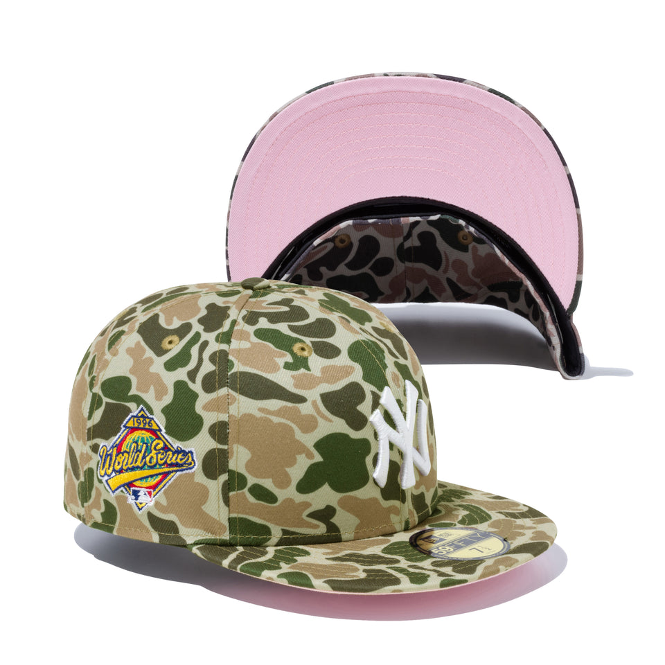 59FIFTY Duck Camo ダックカモ ニューヨーク・ヤンキース ピンクアンダーバイザー - 12850087-700| NEW ERA ニューエラ公式オンラインストア