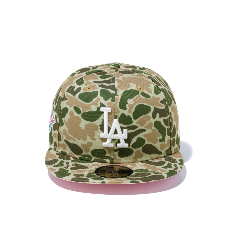 59FIFTY Duck Camo ダックカモ ロサンゼルス・ドジャース ピンクアンダーバイザー - 12850088-700| NEW ERA ニューエラ公式オンラインストア