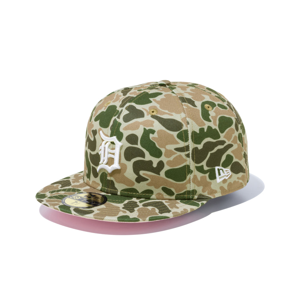 59FIFTY Duck Camo ダックカモ デトロイト・タイガース ピンクアンダーバイザー - 12850089-700| NEW ERA ニューエラ公式オンラインストア