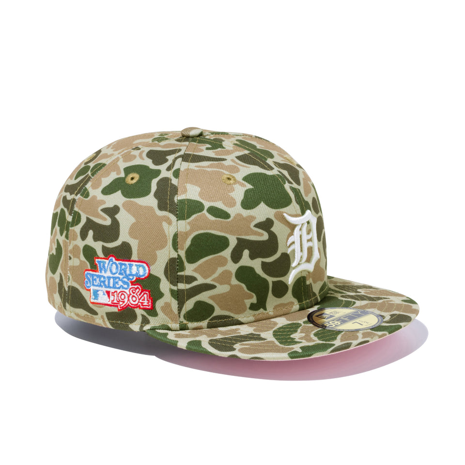 59FIFTY Duck Camo ダックカモ デトロイト・タイガース ピンクアンダーバイザー - 12850089-700| NEW ERA ニューエラ公式オンラインストア