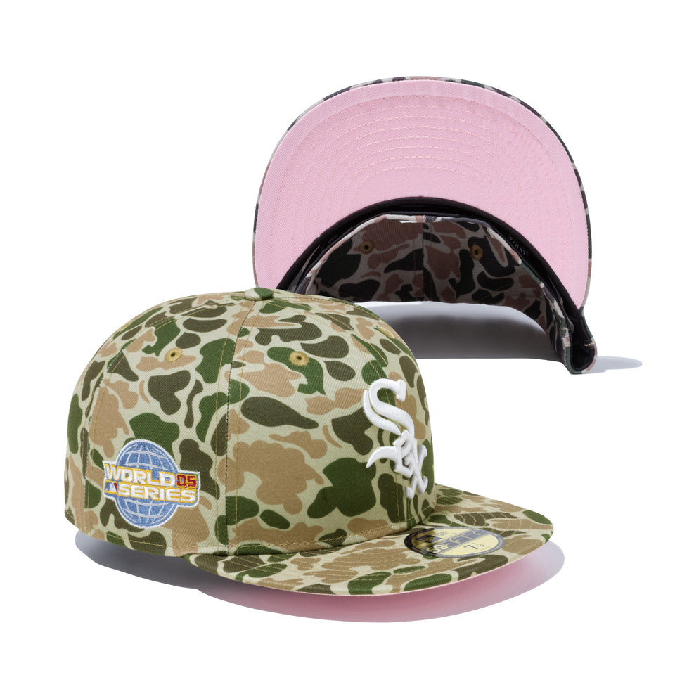 59FIFTY Duck Camo ダックカモ シカゴ・ホワイトソックス ピンクアンダーバイザー - 12850090-700| NEW ERA ニューエラ公式オンラインストア