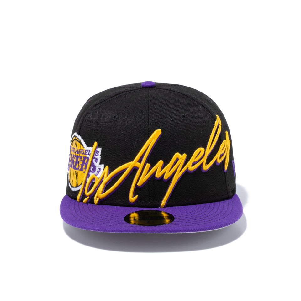 59FIFTY NBA Cursive ロサンゼルス・レイカーズ