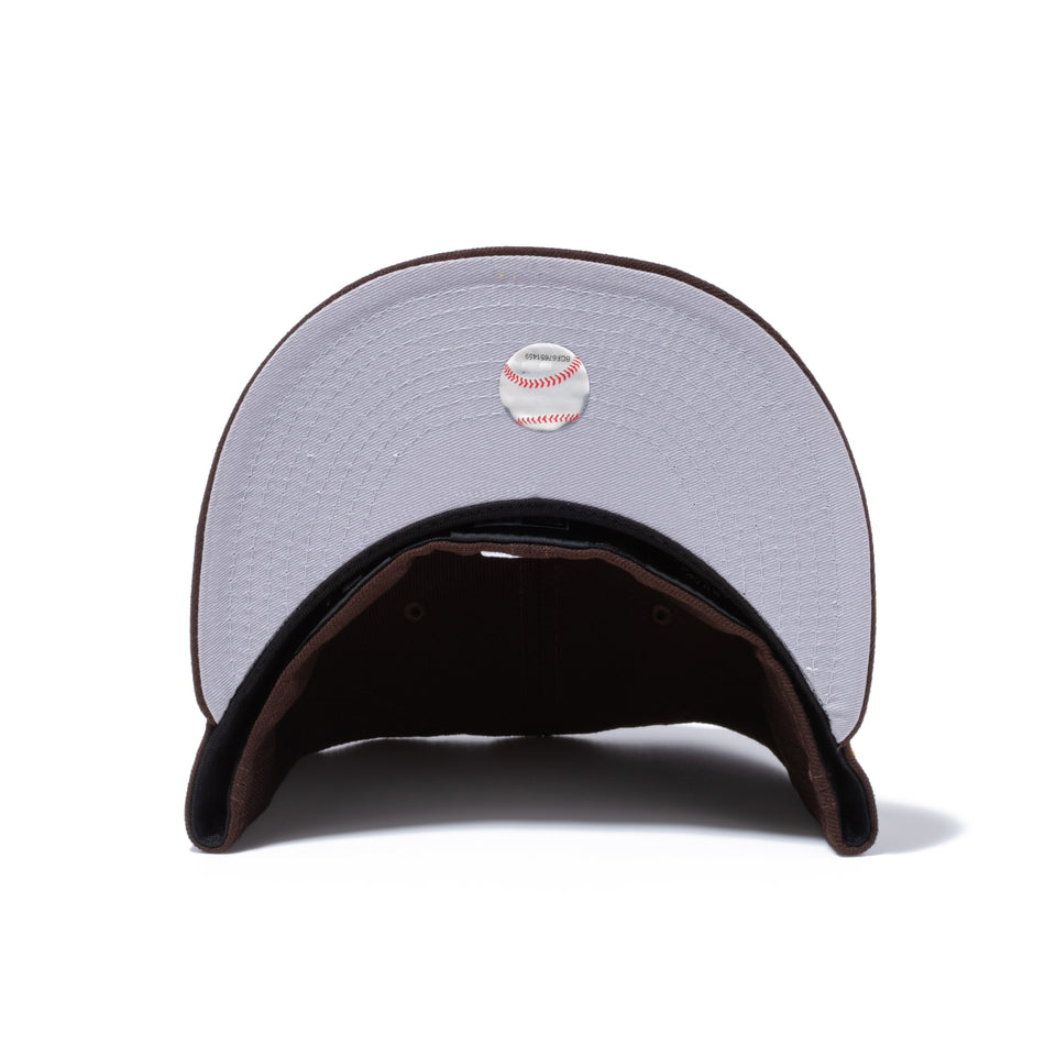 59FIFTY MLB Dripping Paint サンディエゴ・パドレス グレーアンダーバイザー
