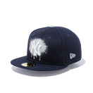 59FIFTY MLB Dripping Paint ニューヨーク・ヤンキース グレーアンダーバイザー
