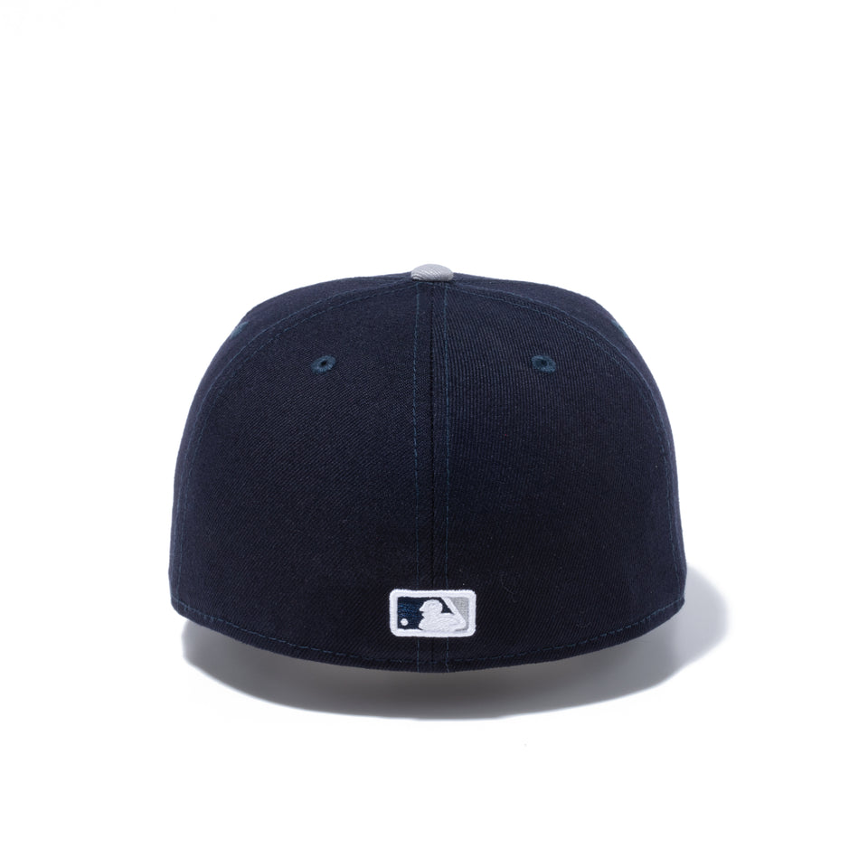 59FIFTY MLB Dripping Paint ニューヨーク・ヤンキース グレーアンダーバイザー