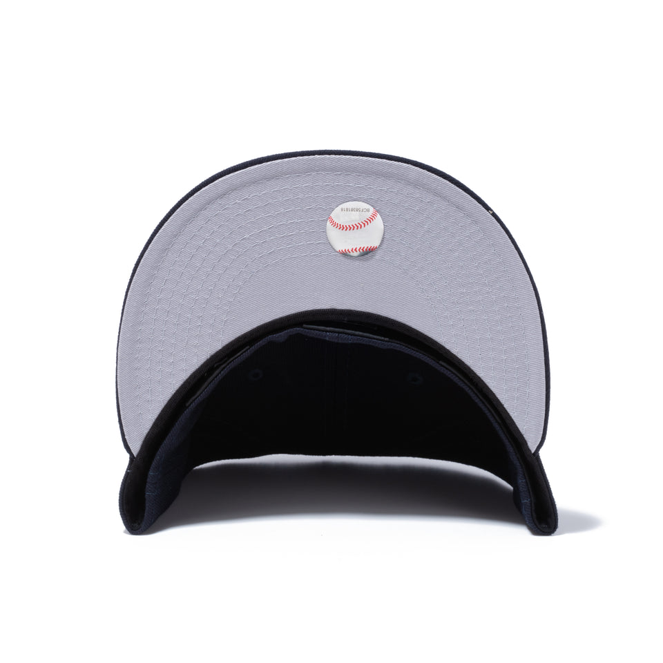 59FIFTY MLB Dripping Paint ニューヨーク・ヤンキース グレーアンダーバイザー