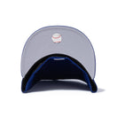 59FIFTY MLB Dripping Paint ロサンゼルス・ドジャース グレーアンダーバイザー