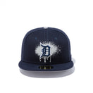 59FIFTY MLB Dripping Paint デトロイト・タイガース グレーアンダーバイザー