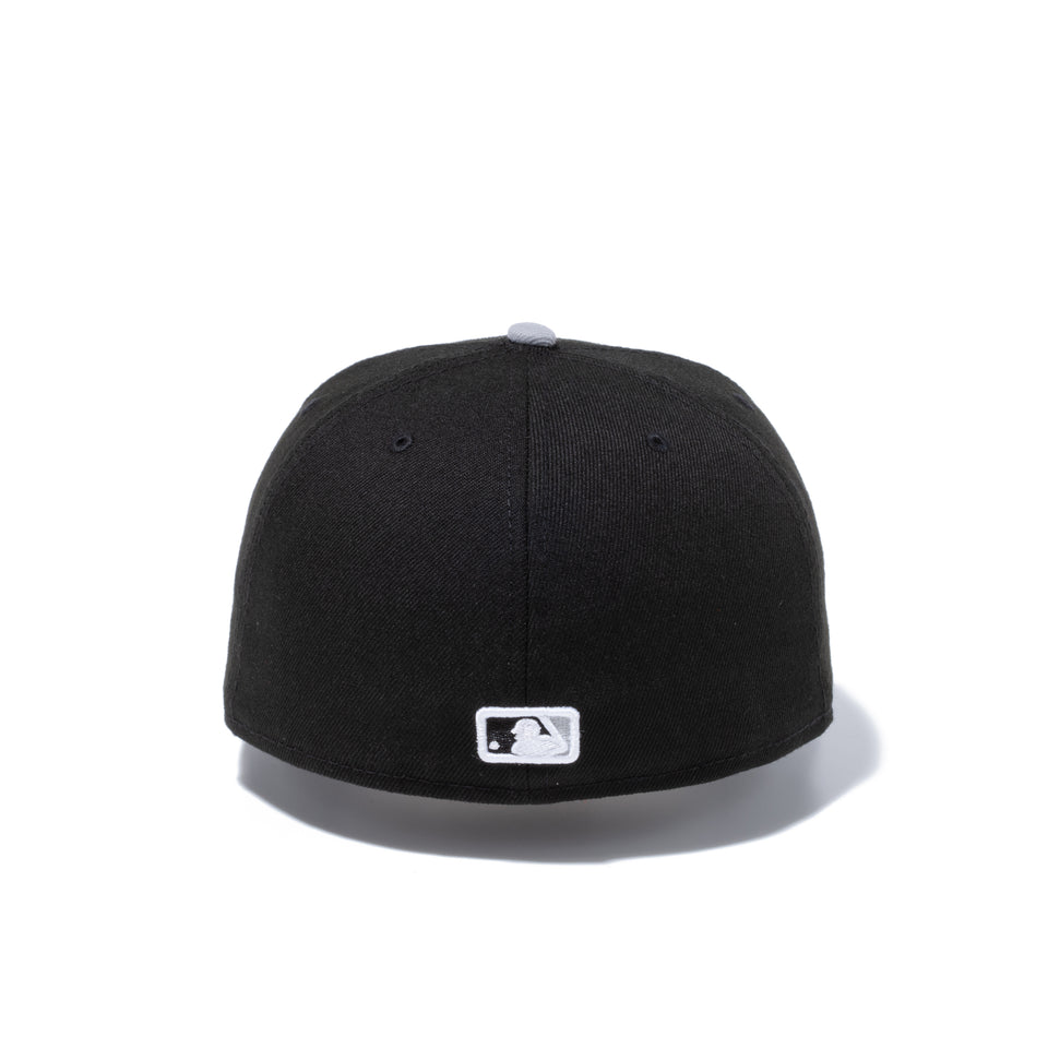 59FIFTY MLB Dripping Paint シカゴ・ホワイトソックス グレーアンダーバイザー