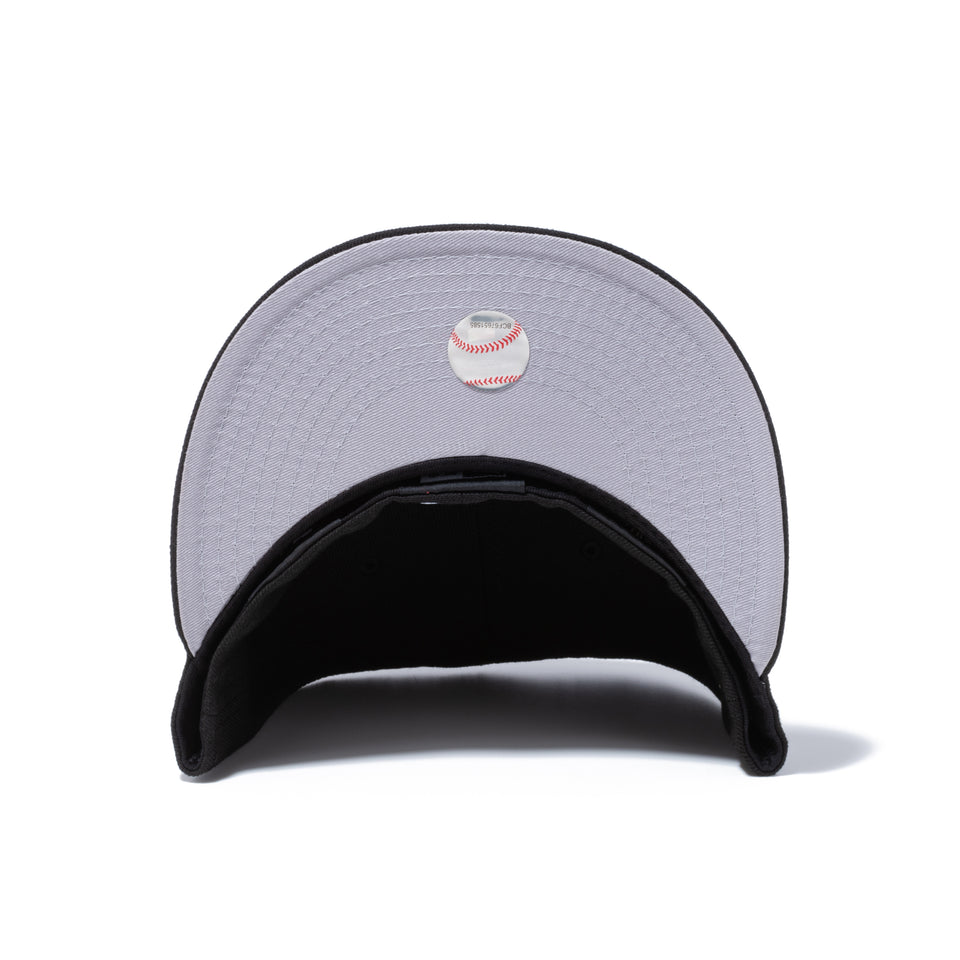59FIFTY MLB Dripping Paint シカゴ・ホワイトソックス グレーアンダーバイザー