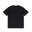 半袖 コットン Tシャツ Yohji Yamamoto SS21 シグネチャーロゴ ブラック × メタリックレッド レギュラーフィット