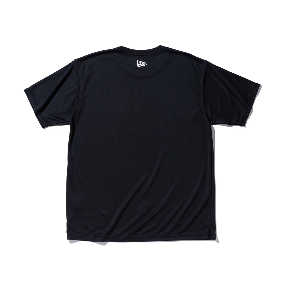半袖 テック Tシャツ NEW ERA フロントロゴ バスケットボール ブラック【NEW ERA BASKETBALL】