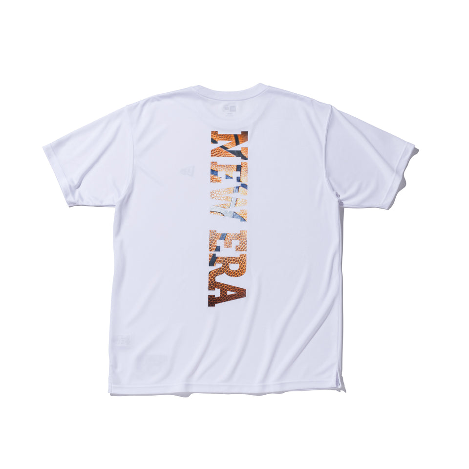 半袖 テック Tシャツ NEW ERA リアロゴ バスケットボール ホワイト【NEW ERA BASKETBALL】