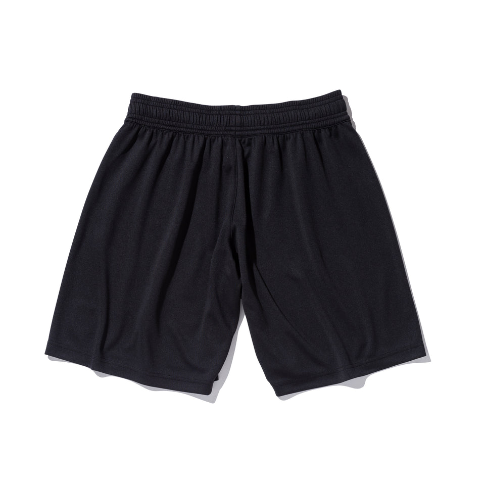 ハーフパンツ NEW ERA フラッグロゴ ブラック × ホワイト【NEW ERA BASKETBALL】