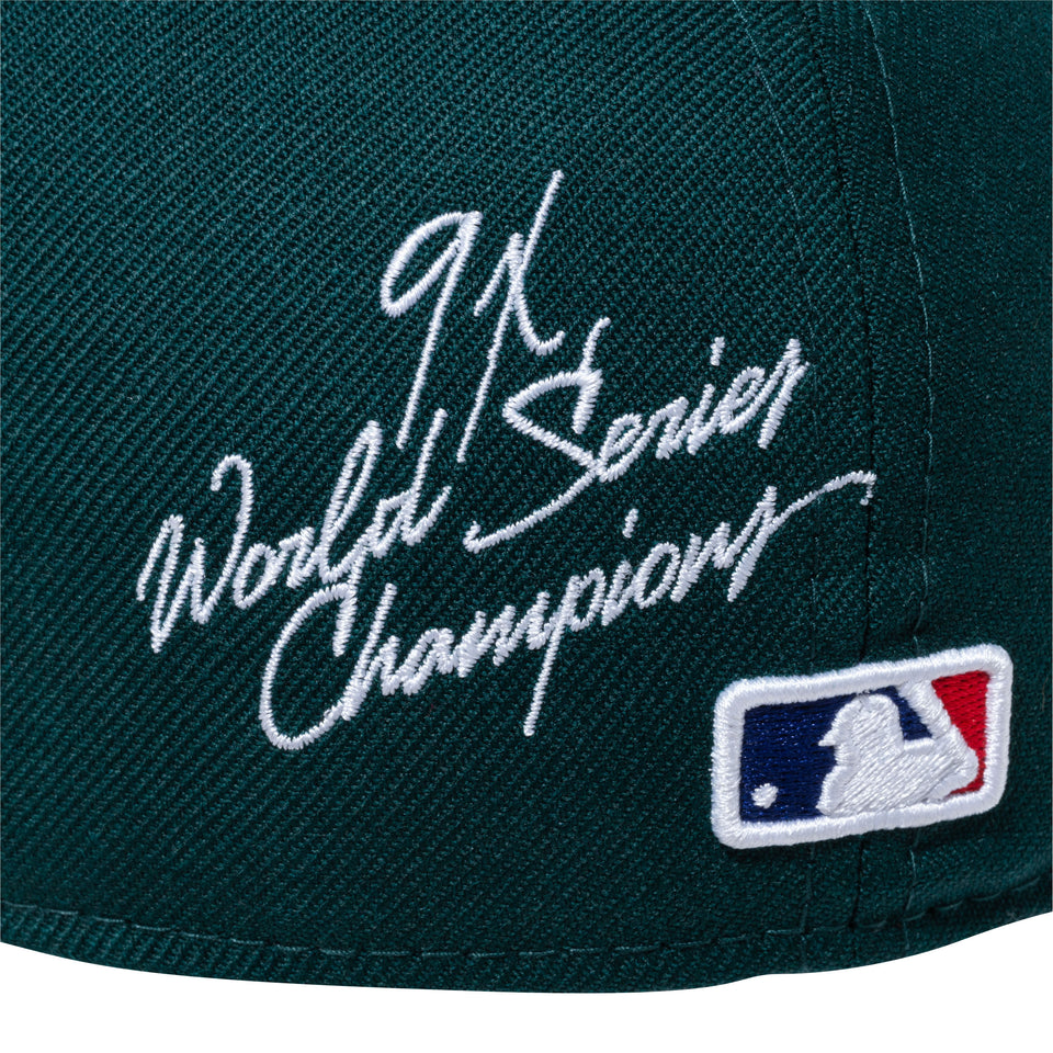 59FIFTY World Champions オークランド・アスレチックス グレーアンダーバイザー
