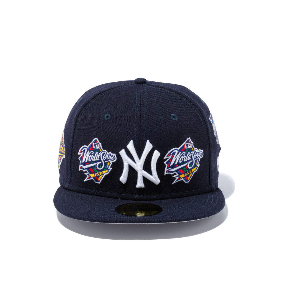 59FIFTY World Champions ニューヨーク・ヤンキース グレーアンダーバイザー