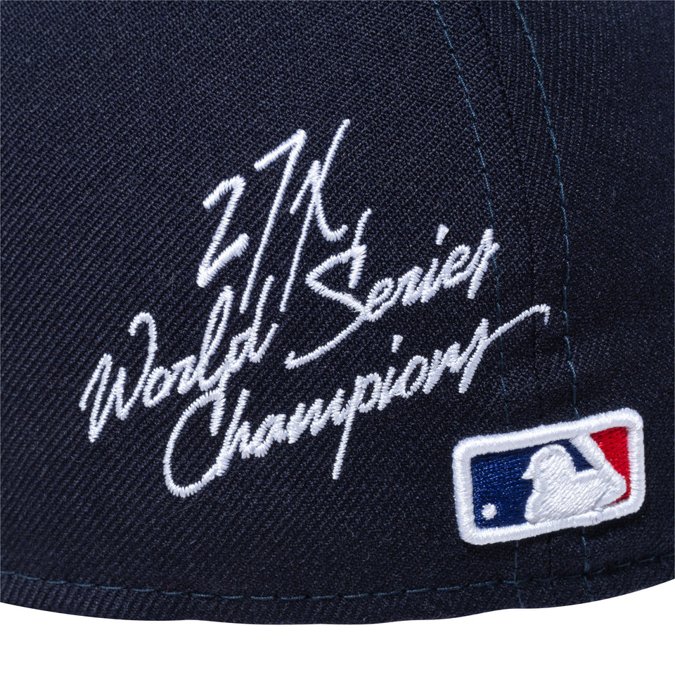 59FIFTY World Champions ニューヨーク・ヤンキース グレーアンダーバイザー