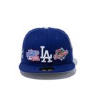 59FIFTY World Champions ロサンゼルス・ドジャース グレーアンダーバイザー