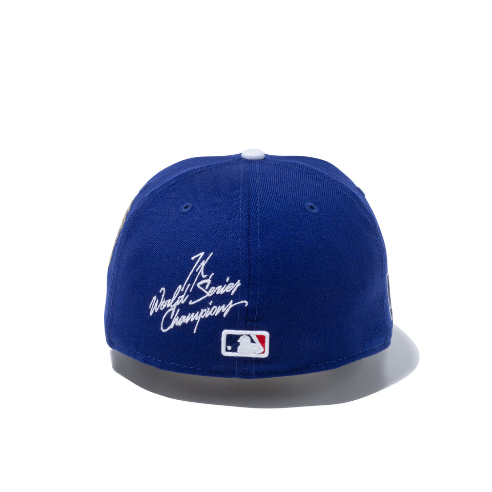 59FIFTY World Champions ロサンゼルス・ドジャース グレーアンダーバイザー