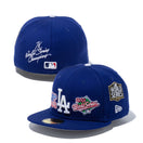 59FIFTY World Champions ロサンゼルス・ドジャース グレーアンダーバイザー