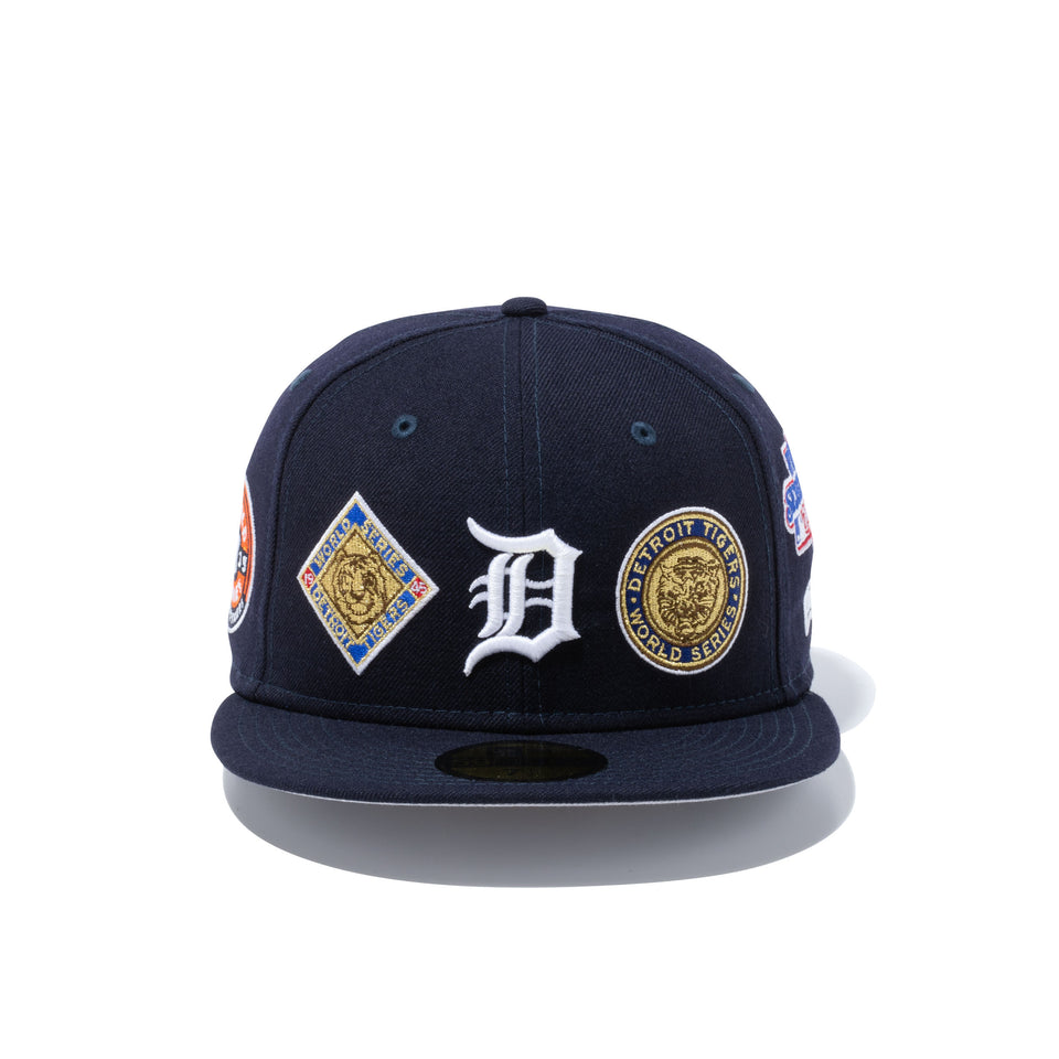 59FIFTY World Champions デトロイト・タイガース グレーアンダーバイザー
