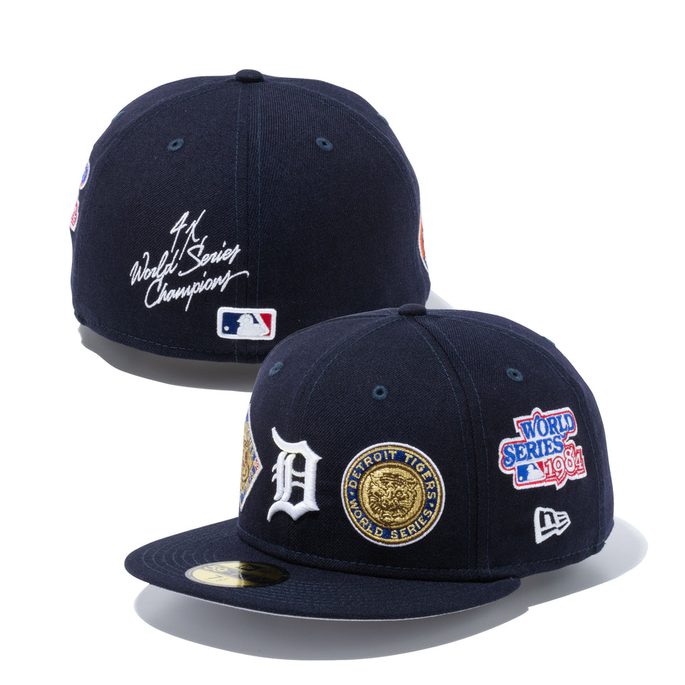 59FIFTY World Champions デトロイト・タイガース グレーアンダーバイザー