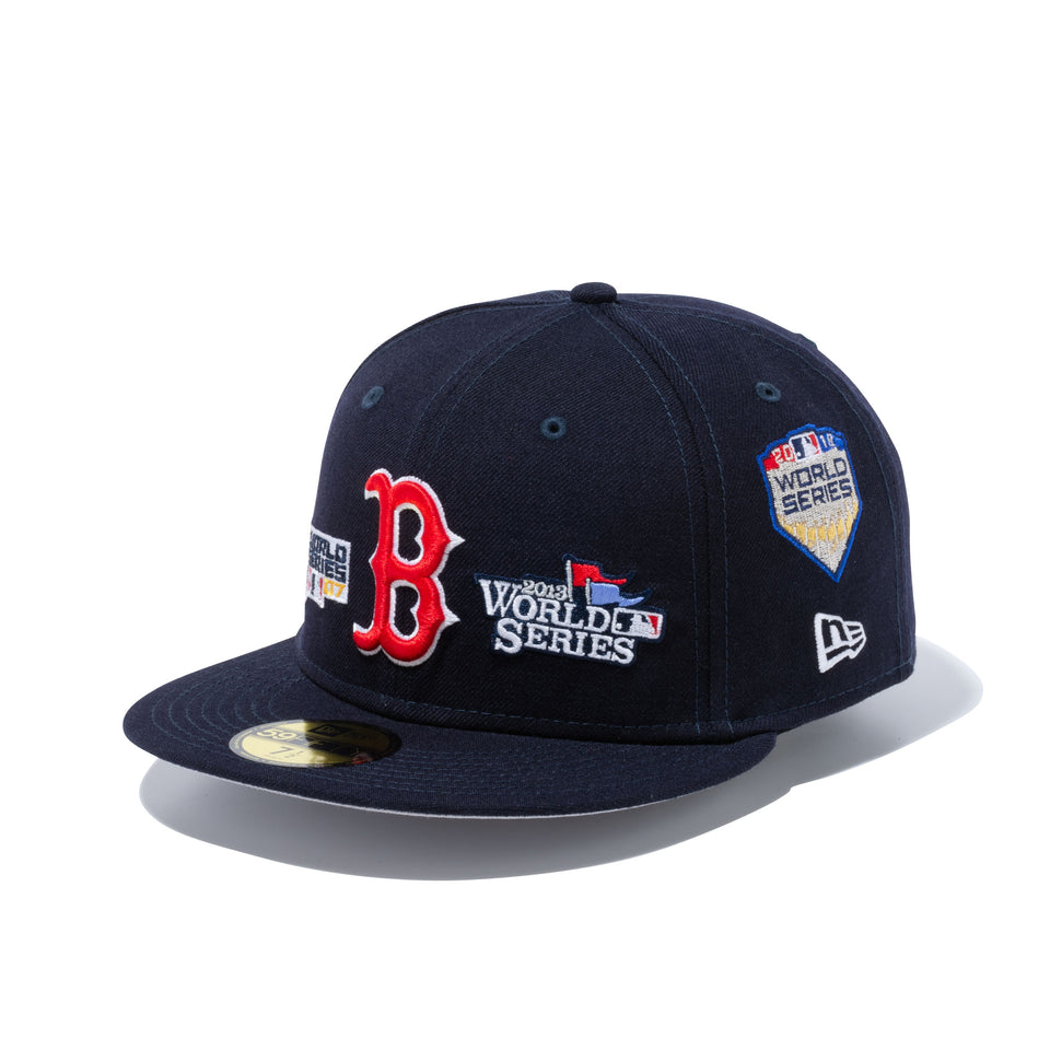 59FIFTY World Champions ボストン・レッドソックス グレーアンダーバイザー | NEW ERA ニューエラ公式オンラインストア