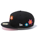 59FIFTY Chain Stitch Floral マイアミ・ヒート ピンクアンダーバイザー