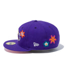59FIFTY Chain Stitch Floral ロサンゼルス・レイカーズ ピンクアンダーバイザー