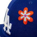 59FIFTY Chain Stitch Floral ロサンゼルス・ドジャース ピンクアンダーバイザー