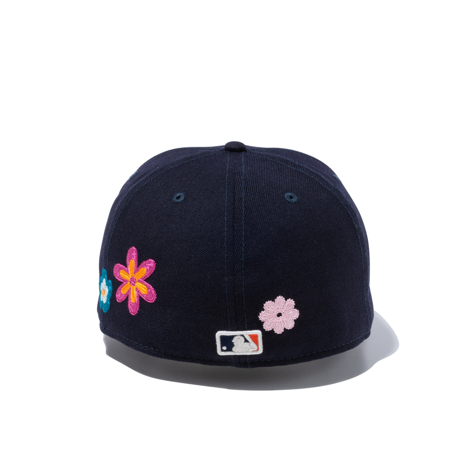 59FIFTY Chain Stitch Floral デトロイト・タイガース ピンクアンダーバイザー