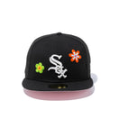 59FIFTY Chain Stitch Floral シカゴ・ホワイトソックス ピンクアンダーバイザー