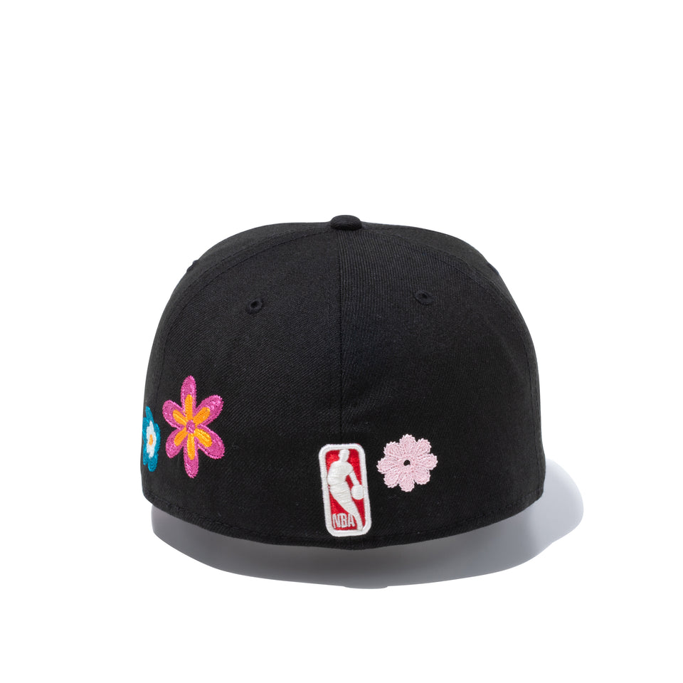 59FIFTY Chain Stitch Floral シカゴ・ブルズ ピンクアンダーバイザー