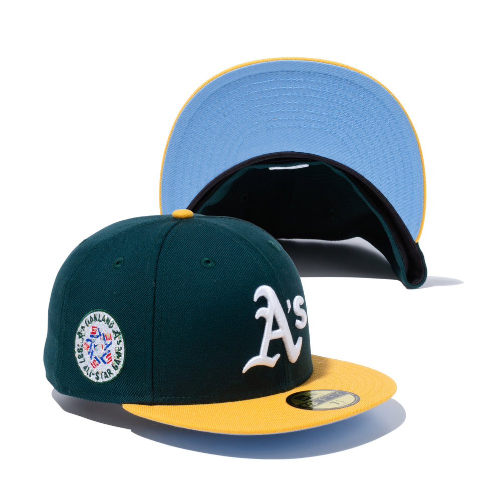 59FIFTY Icy Side Patch オークランド・アスレチックス ブルーアンダーバイザー