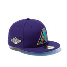59FIFTY Icy Side Patch アリゾナ・ダイヤモンドバックス ブルーアンダーバイザー