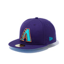 59FIFTY Icy Side Patch アリゾナ・ダイヤモンドバックス ブルーアンダーバイザー