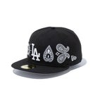 59FIFTY Paisley Elements ロサンゼルス・ドジャース ブラック