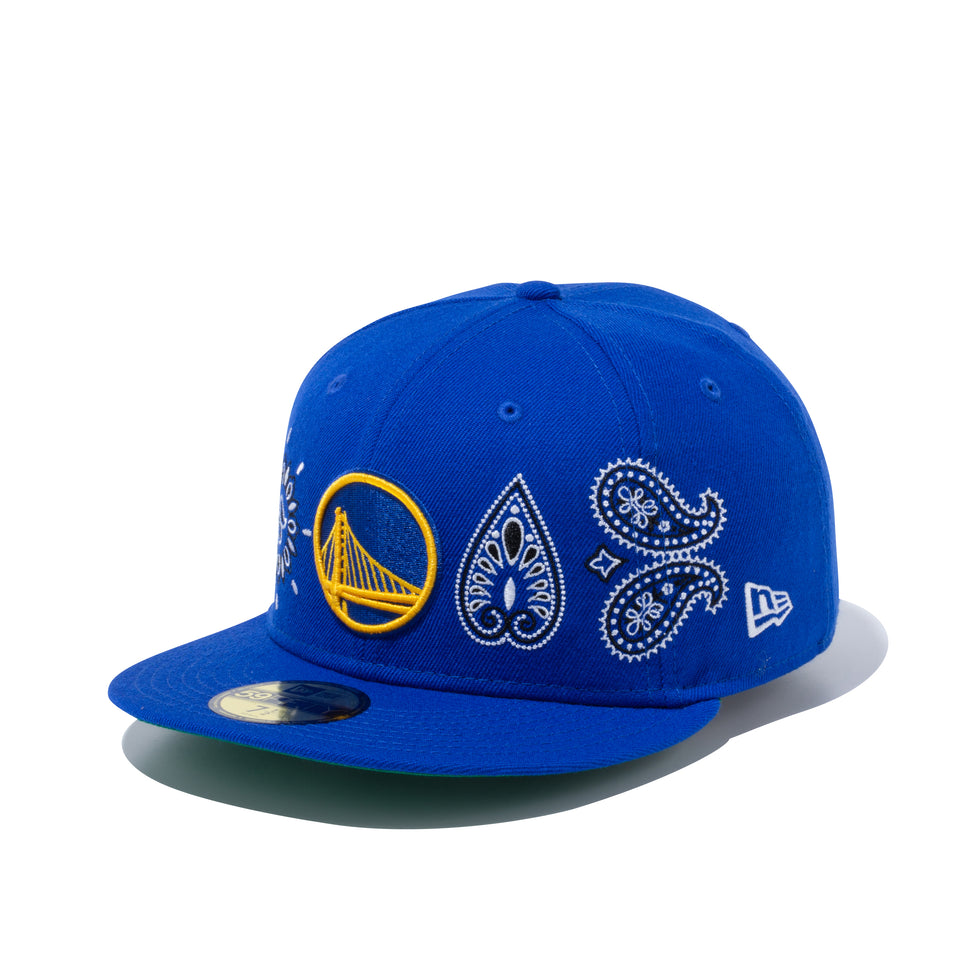 59FIFTY Paisley Elements ゴールデンステート・ウォリアーズ ブルー